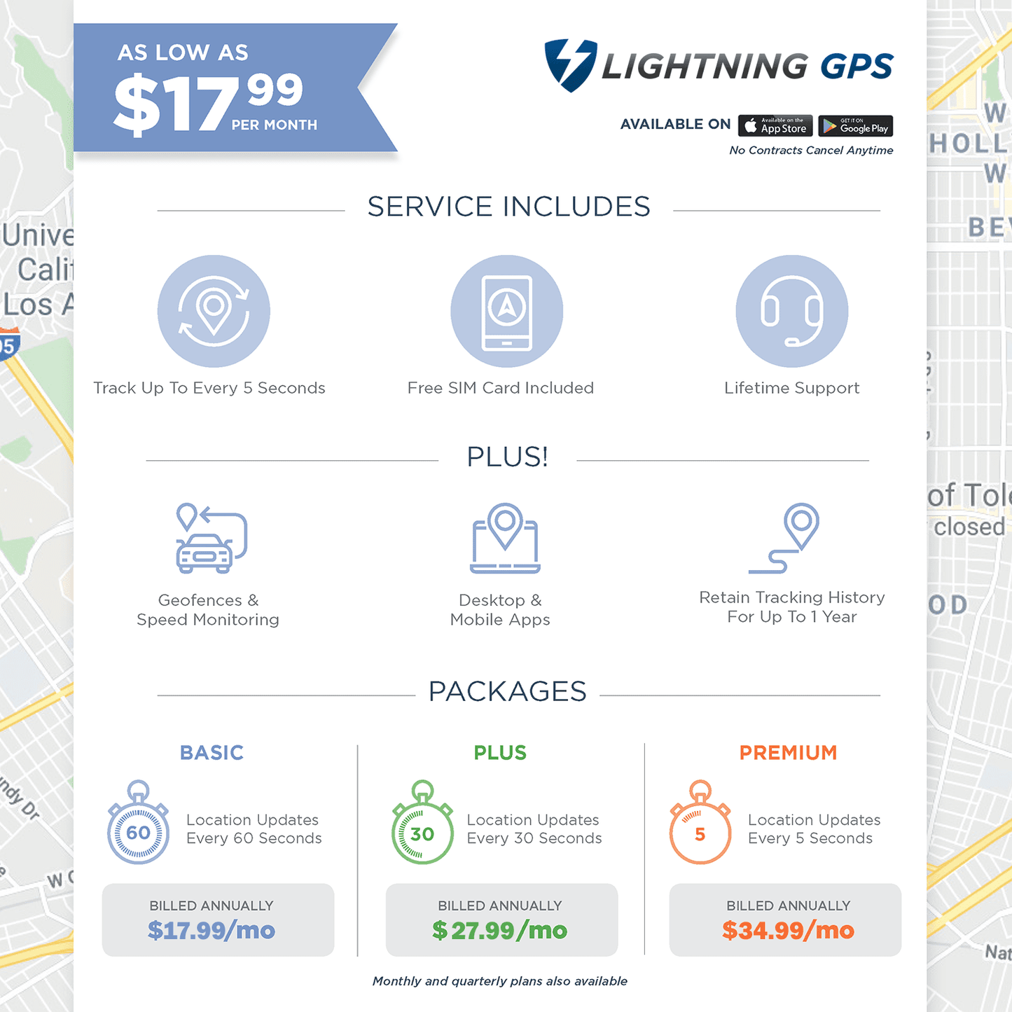 GPS Real-Time Vehicle Tracking Device for Cars & Teens
