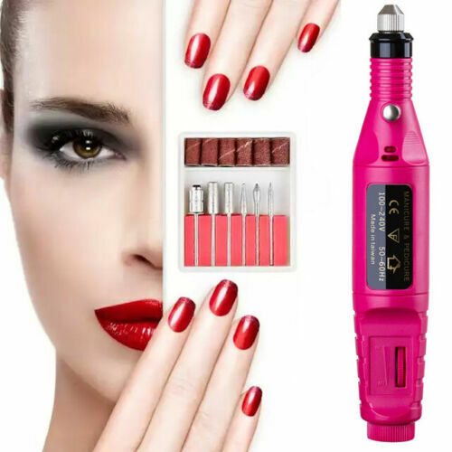 Professional Electric Nail File Drill Manicure Tool Machine Set Kit
