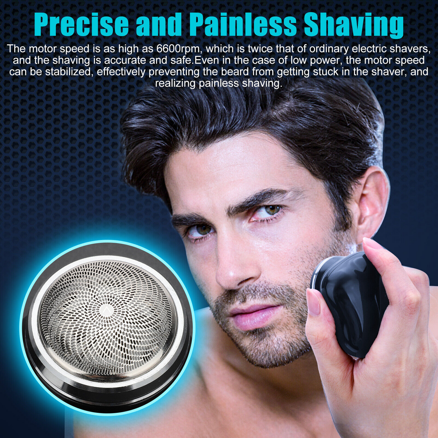 Mini Portable Electric Clipper / Shaver for Men