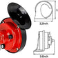 300DB Train Horn – Super Loud 12V Waterproof Air Horn for Car, Truck, or Motorcycle (2 pk)
