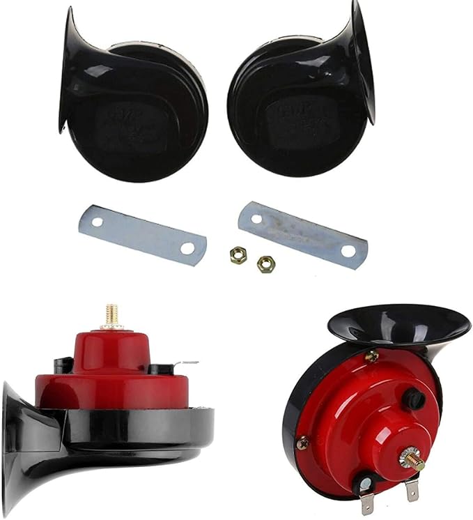 300DB Train Horn – Super Loud 12V Waterproof Air Horn for Car, Truck, or Motorcycle (2 pk)