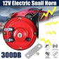300DB Train Horn – Super Loud 12V Waterproof Air Horn for Car, Truck, or Motorcycle (2 pk)