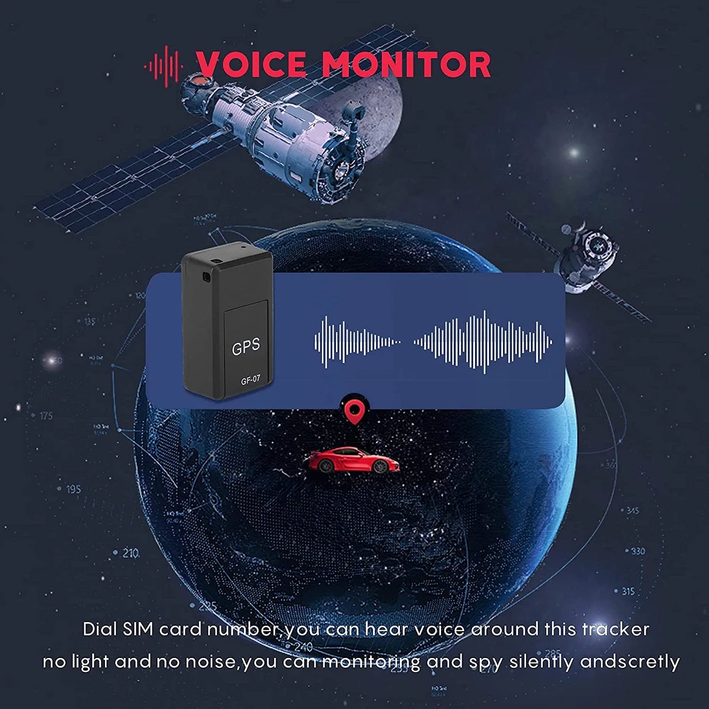 4G GPS Tracker for Cars with Live Audio Monitoring – Works Across All North America