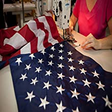 3x5 ft Heavy-Duty Embroidered American Flag – Built to Fly with Honor