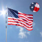 3x5 ft Heavy-Duty Embroidered American Flag – Built to Fly with Honor