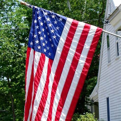3x5 ft Heavy-Duty Embroidered American Flag – Built to Fly with Honor