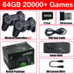 HDMI 4K Retro Game Stick Console – 64GB with 20,000+ Classic Games & 2 Wireless Controllers
