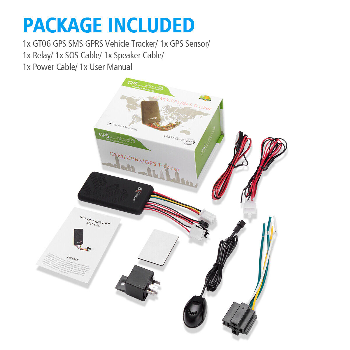 Real-Time Car GPS Tracker: GSM SIM & GPRS Locator for Trucks and Vehicles