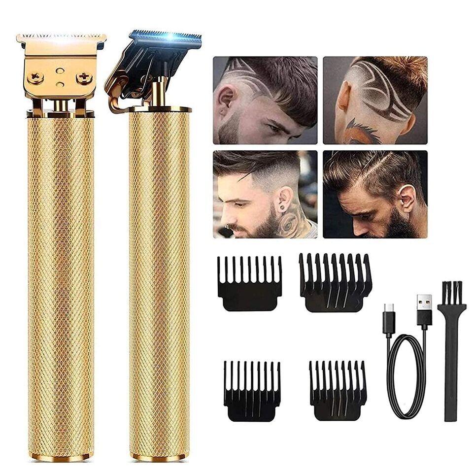 Professional Cordless Hair Trimmer & Beard Clipper - Barber-Grade Shaving Machine