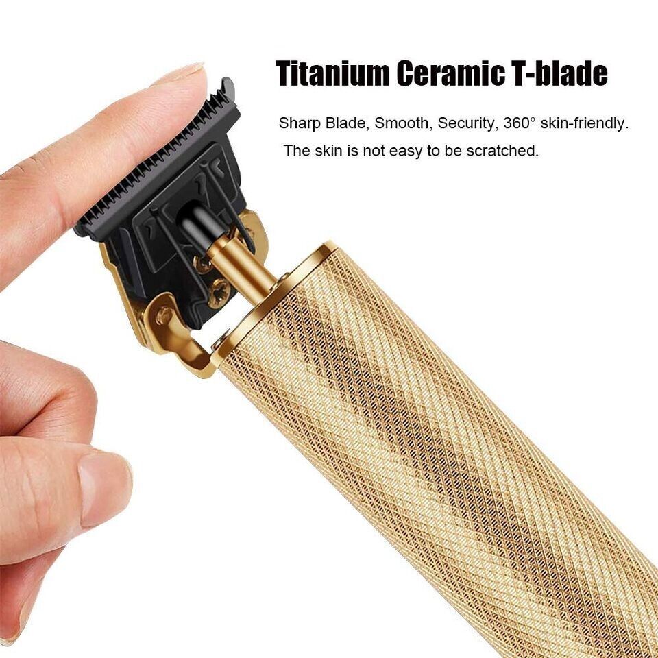 Professional Cordless Hair Trimmer & Beard Clipper - Barber-Grade Shaving Machine