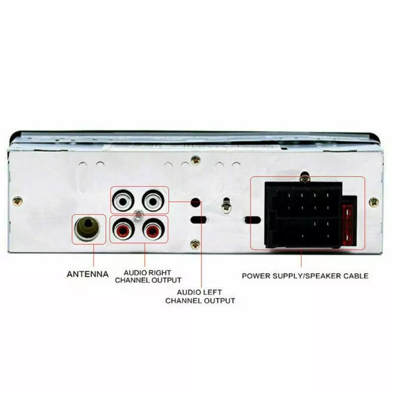 Bluetooth Car Stereo Audio SD USB MP3 Radio Player