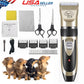Professional Pet Clippers Hair Grooming Cordless Trimmer Shaver