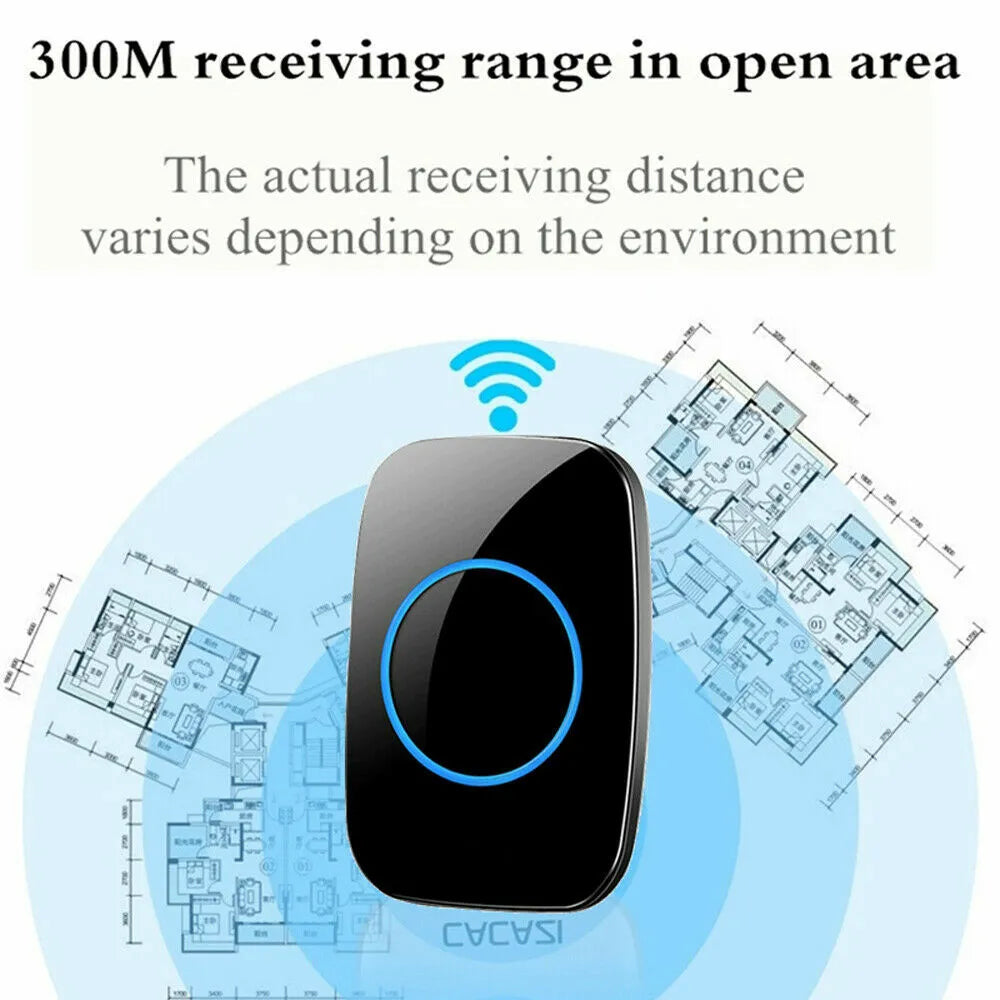 Waterproof wireless doorbell chime