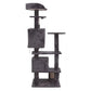 55" Sturdy Cat Tree Tower: Large Activity Center & Condo for Play and Rest