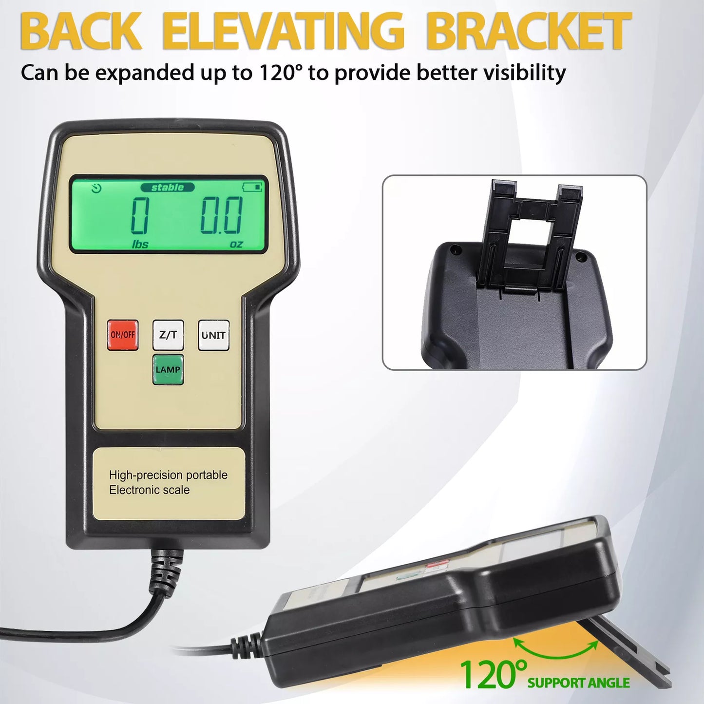 Refrigerant Charging Scale Electronic 220LB Digital HVAC A/C Refrigeration