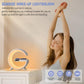 RGB Night Light Desk Lamp with Wireless Charger and Bluetooth Speaker
