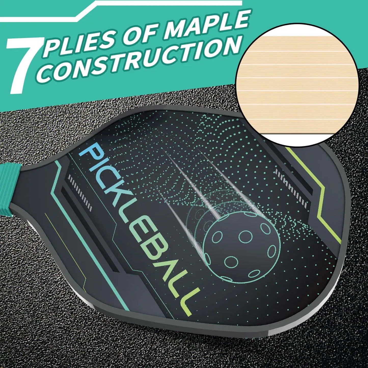 Pickleball Paddle Wooden Pickleball Paddles (Set of 2)
