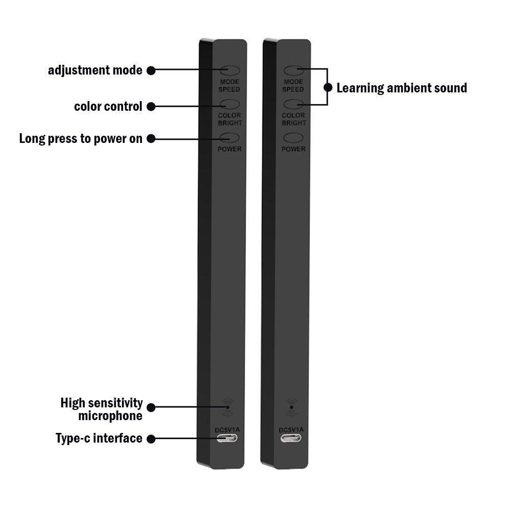 Sound Music Activated RGB Light Bar