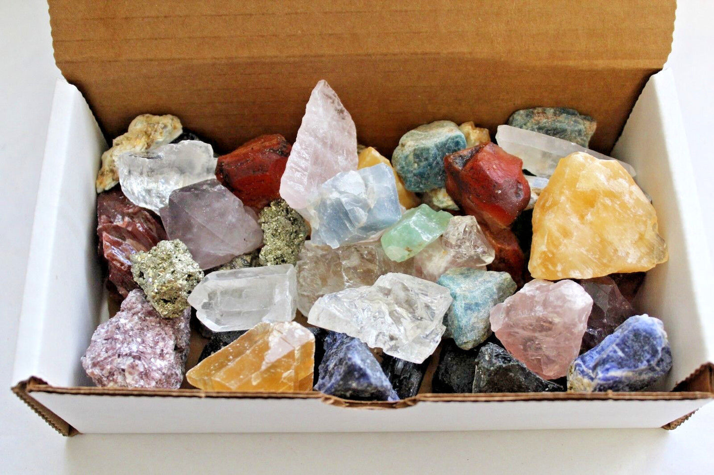 Natural Raw Mineral Gems and Crystals