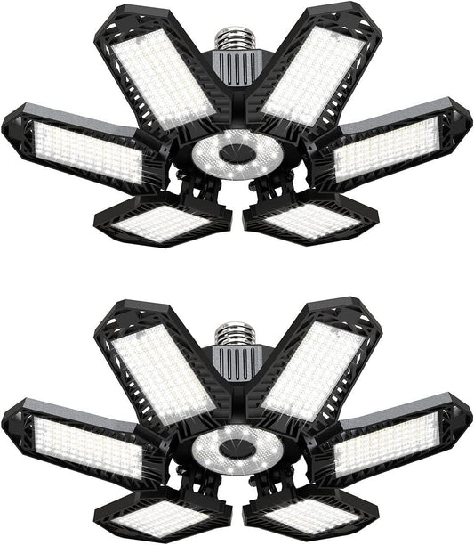 Bright 100W LED Garage Lights Deformable 100000lm Bulb