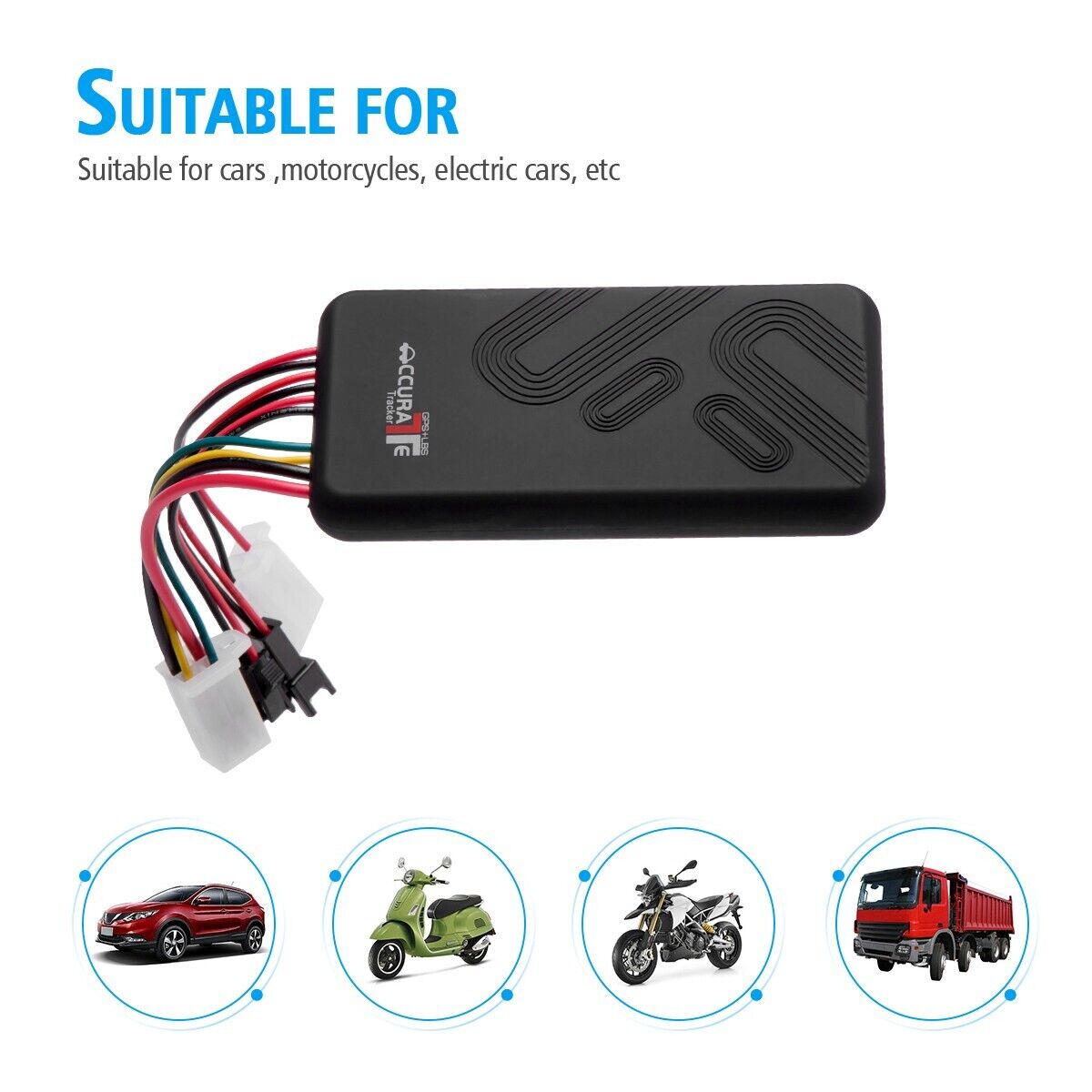 Real-Time Car & Truck GPS Tracker: GSM SIM GPRS Locator for Vehicle Tracking