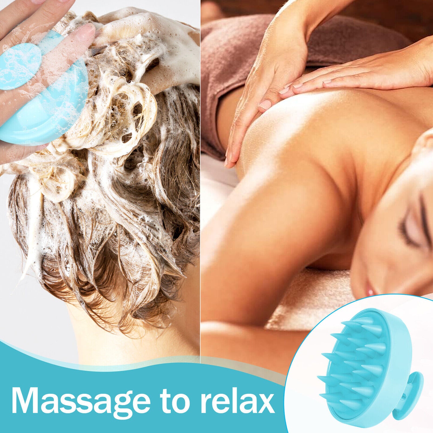 Silicone Scalp Massager