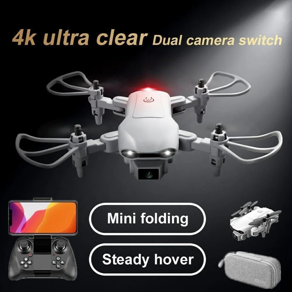 Drone 4k HD Wide Angle Camera WIFI FPV Drone Dual Camera Quadcopter