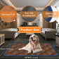 Self-Warming Thermal Mat: Premium Non-Slip Hot Pad for Canine and Feline Beds (Gray)