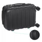 22" Black Hardside Carry-On Spinner Suitcase - Expandable Luggage with Wheels