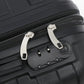 22" Black Hardside Carry-On Spinner Suitcase - Expandable Luggage with Wheels