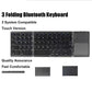 Foldable Bluetooth Keyboard with Touchpad – Portable Wireless Keyboard for Android, iOS & Windows Devices