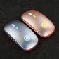 2.4GHz USB Rechargeable Wireless Optical Mouse with RGB Lighting, Cordless Design for PC and Laptop