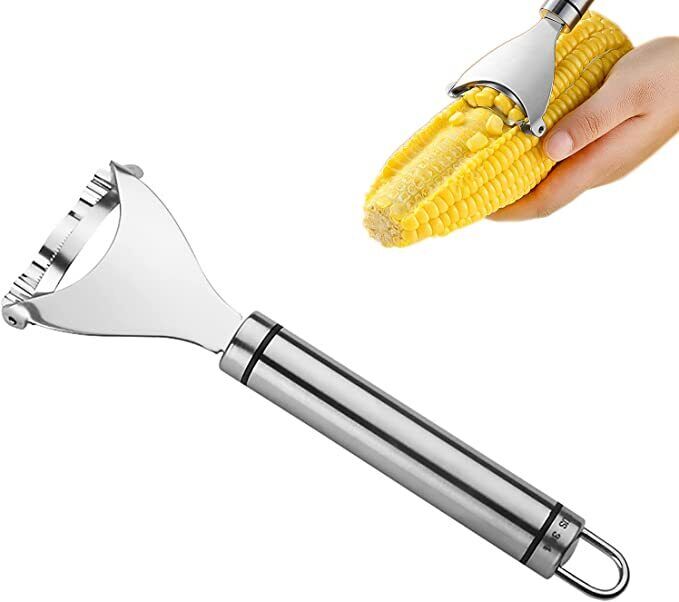 Stainless Steel Corn Peeler Cutter - Kitchen Tool