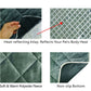 Self-Warming Thermal Mat: Premium Non-Slip Hot Pad for Canine and Feline Beds (Gray)