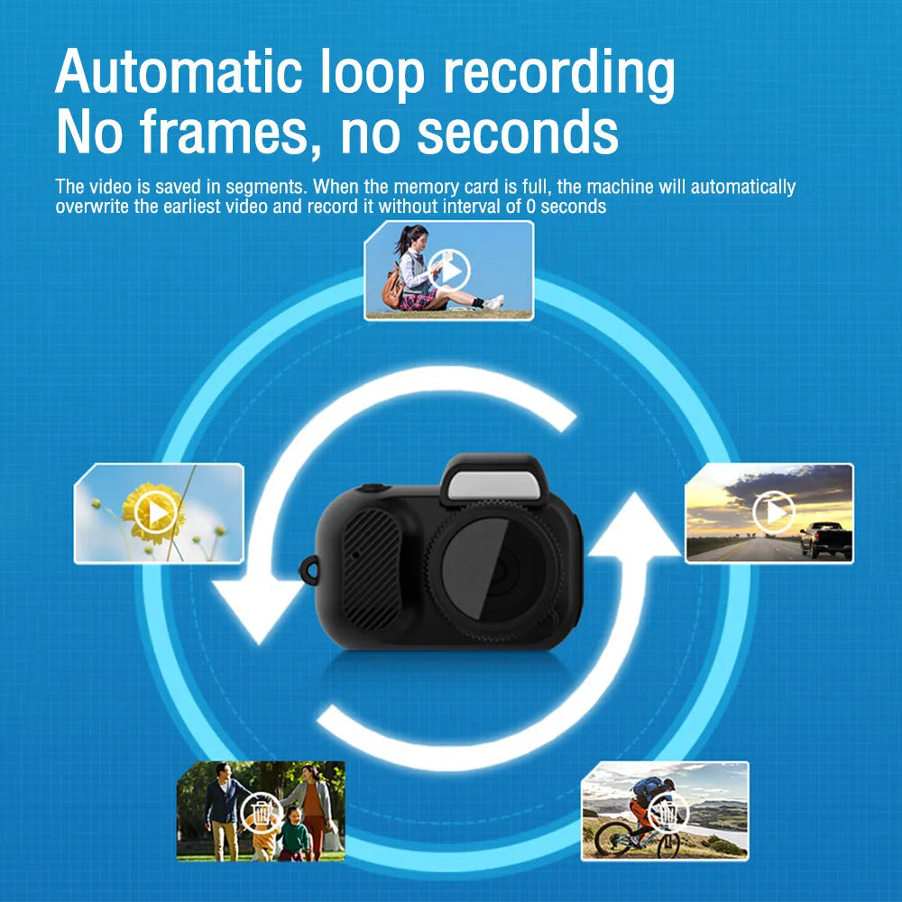 Portable Mini Vintage Camera 1080P