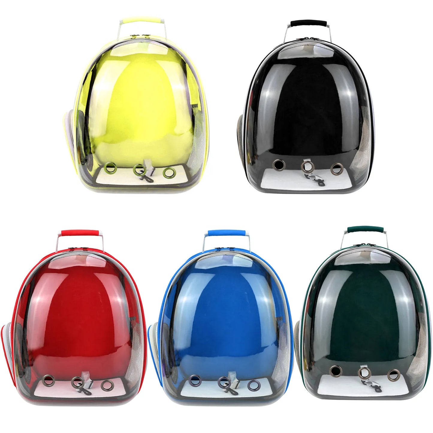 Pet Space Capsule Backpack: Transparent Travel Carrier for Dogs and Cats
