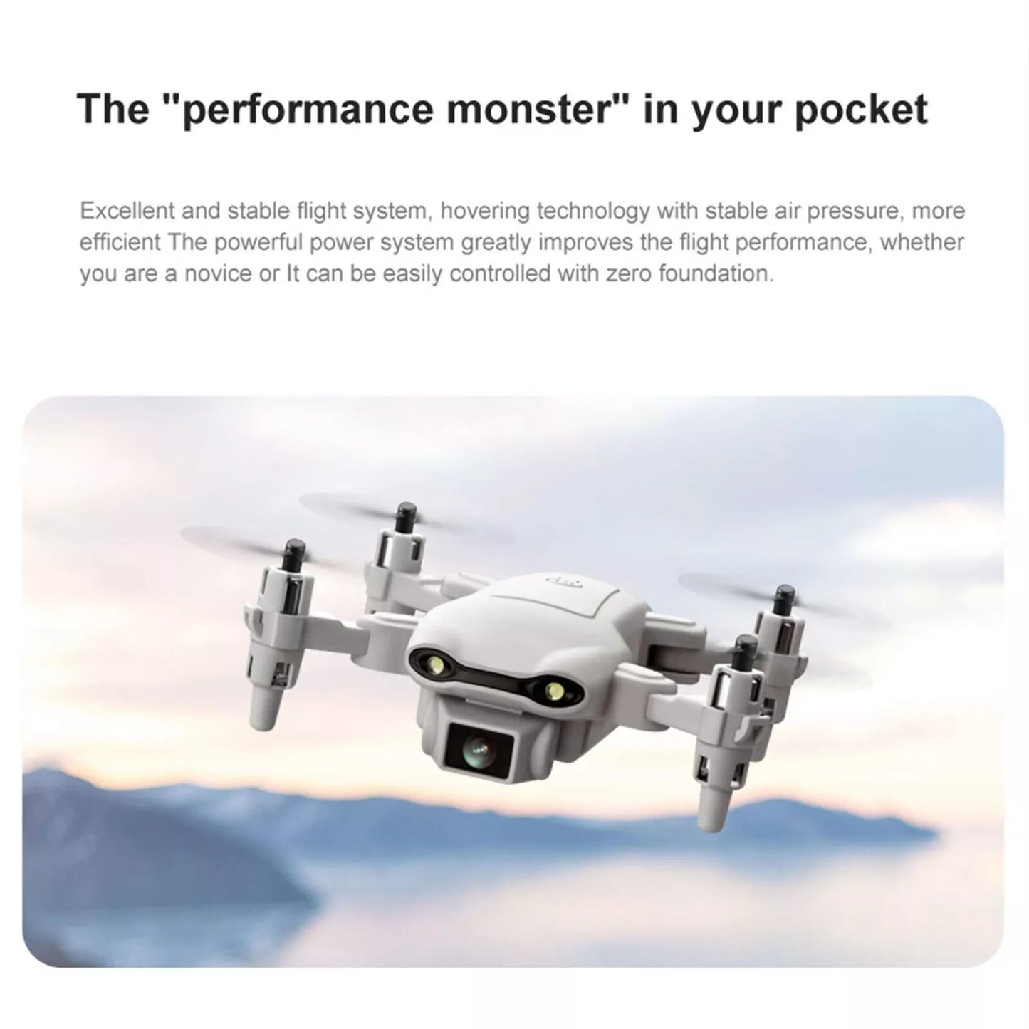 1080P HD Wi-Fi Camera Drone with FPV Live Video, Stunt Modes, Gravity Sensor & Altitude Hold – Beginner & Kids Friendly, Durable Design, Rechargeable Battery