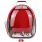 Pet Space Capsule Backpack: Transparent Travel Carrier for Dogs and Cats