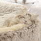Soft Hooded Plush Pet Bed for Cats and Dogs