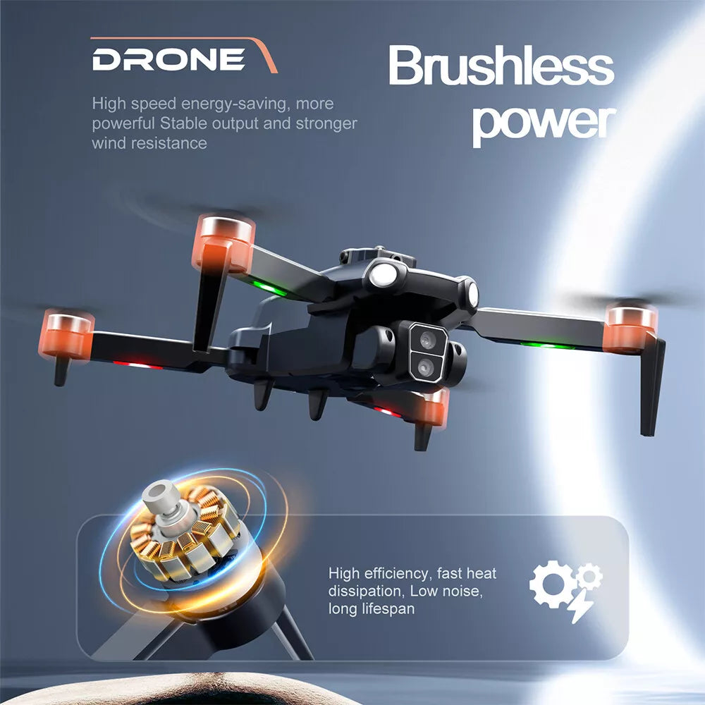 S119 Foldable Drone with 4K ESC Camera, 5G WiFi FPV, 360° Obstacle Avoidance, and Extended Range