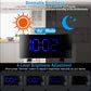 Rotatable Digital LED Projector Clock with Dual Alarms, FM Radio & USB Charging