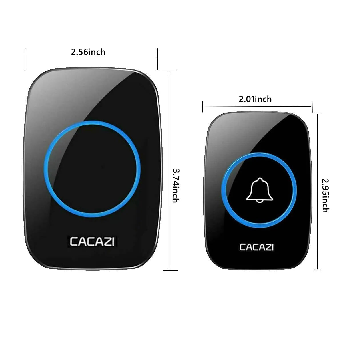 Waterproof wireless doorbell chime