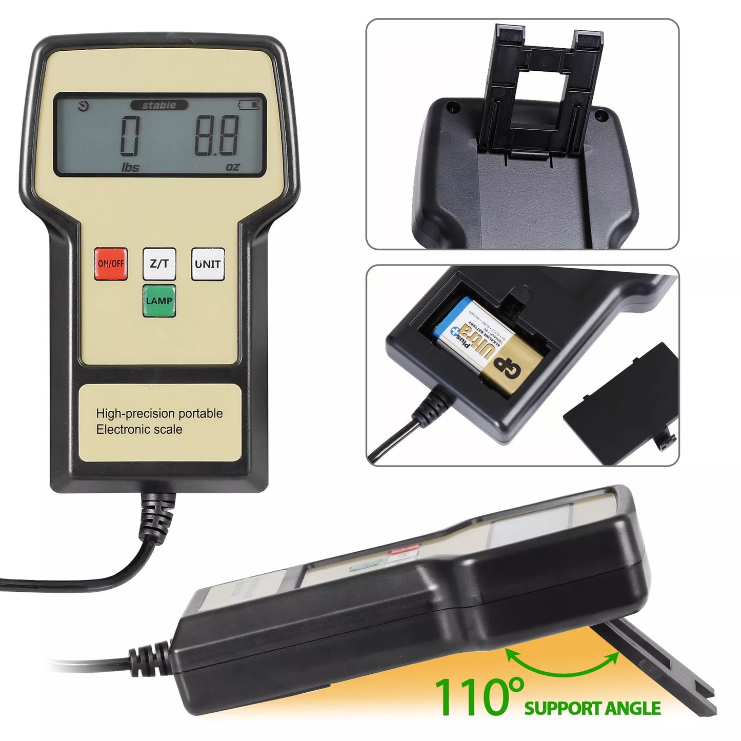 Refrigerant Charging Scale Electronic 220LB Digital HVAC A/C Refrigeration