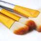 32-Piece Professional Makeup Brush Set with Leather Case – Soft Natural Hair Brushes for Eyes, Face & Lips – Perfect for Beginners & Makeup Artists