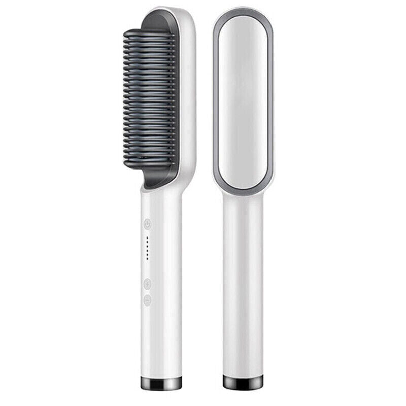 2-in-1 Hair Straightener Comb & Iron