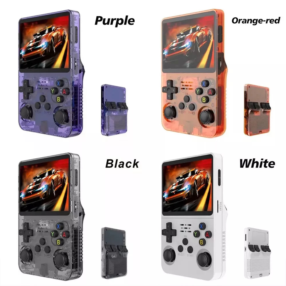 R36S Retro Handheld Game Console – 10,000+ Games, 3.5” IPS Screen, Supports PS1/NES/SNES