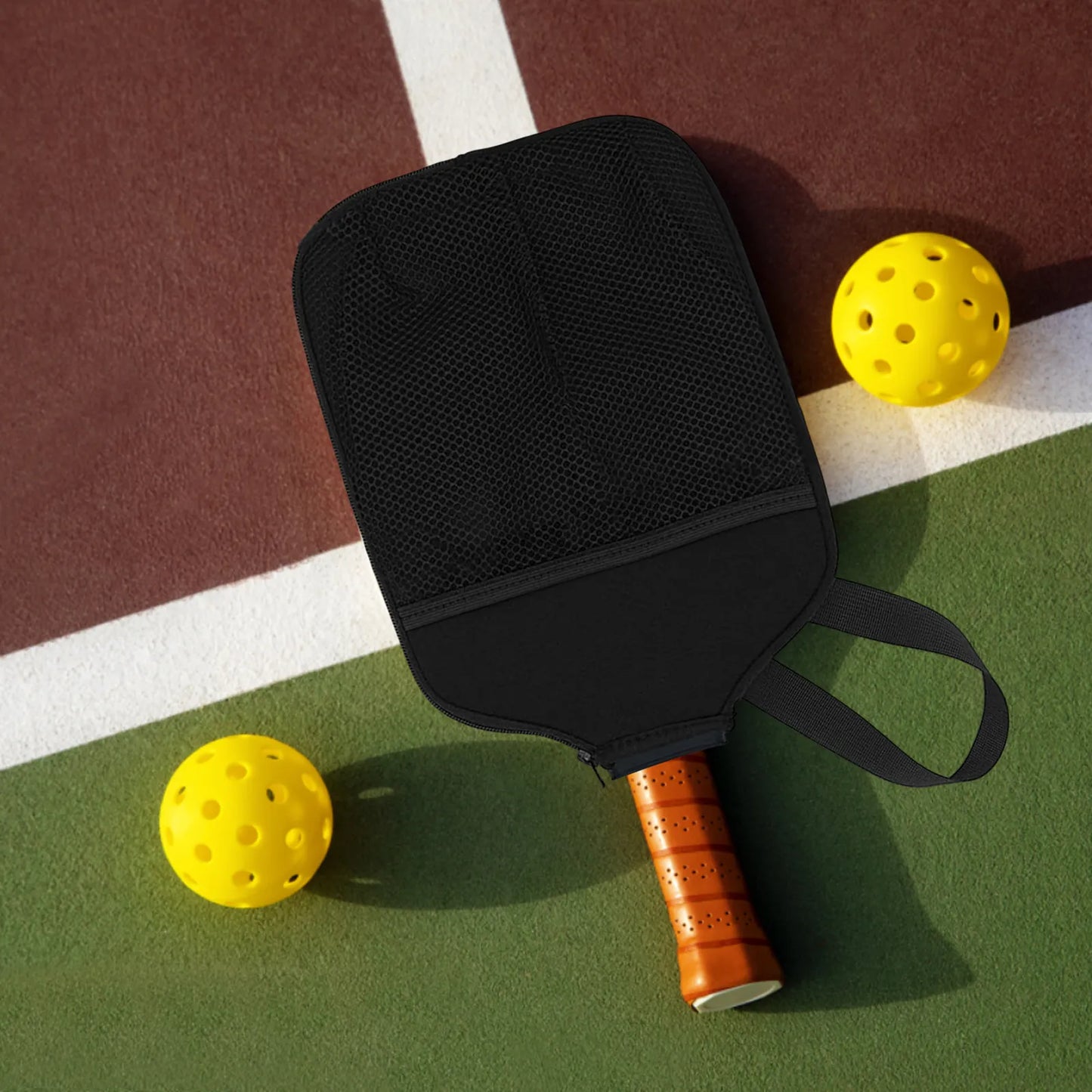 Pickleball Paddle Waterproof Cover with Soft Lining and Zipper