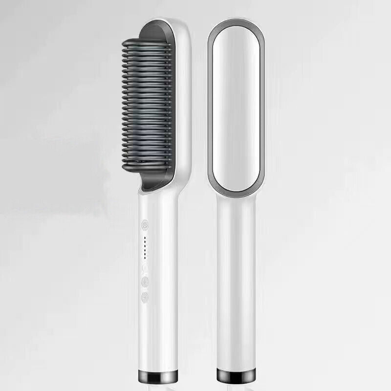 2-in-1 Hair Straightener Comb & Iron