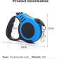 Retractable Dog Leash Pet Collar Automatic Walking Lead Free