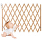 Bamboo Accordion Safety Gate for Children and Pets